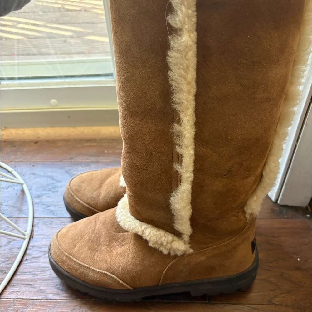 UGG Tan Shearling Boots